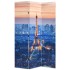 Biombo divisor plegable 120x170 cm París de
