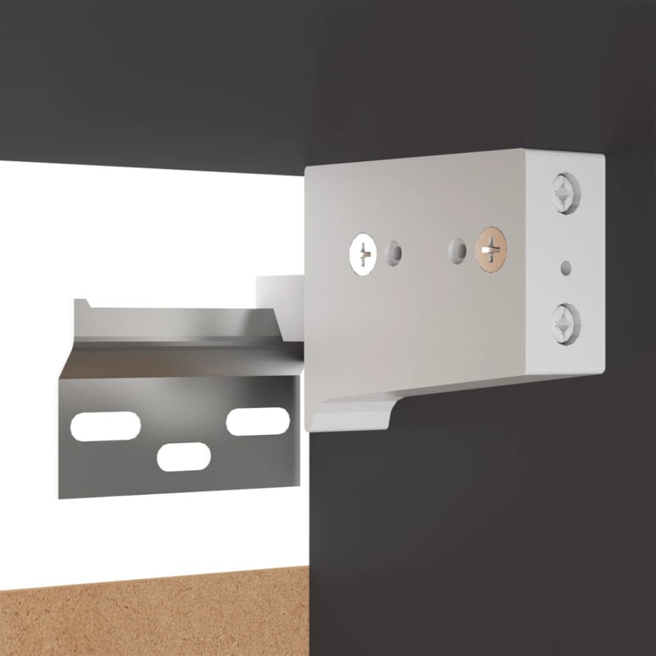 Muebles para TV 2 uds madera contrachapada gris 30,5x30x60