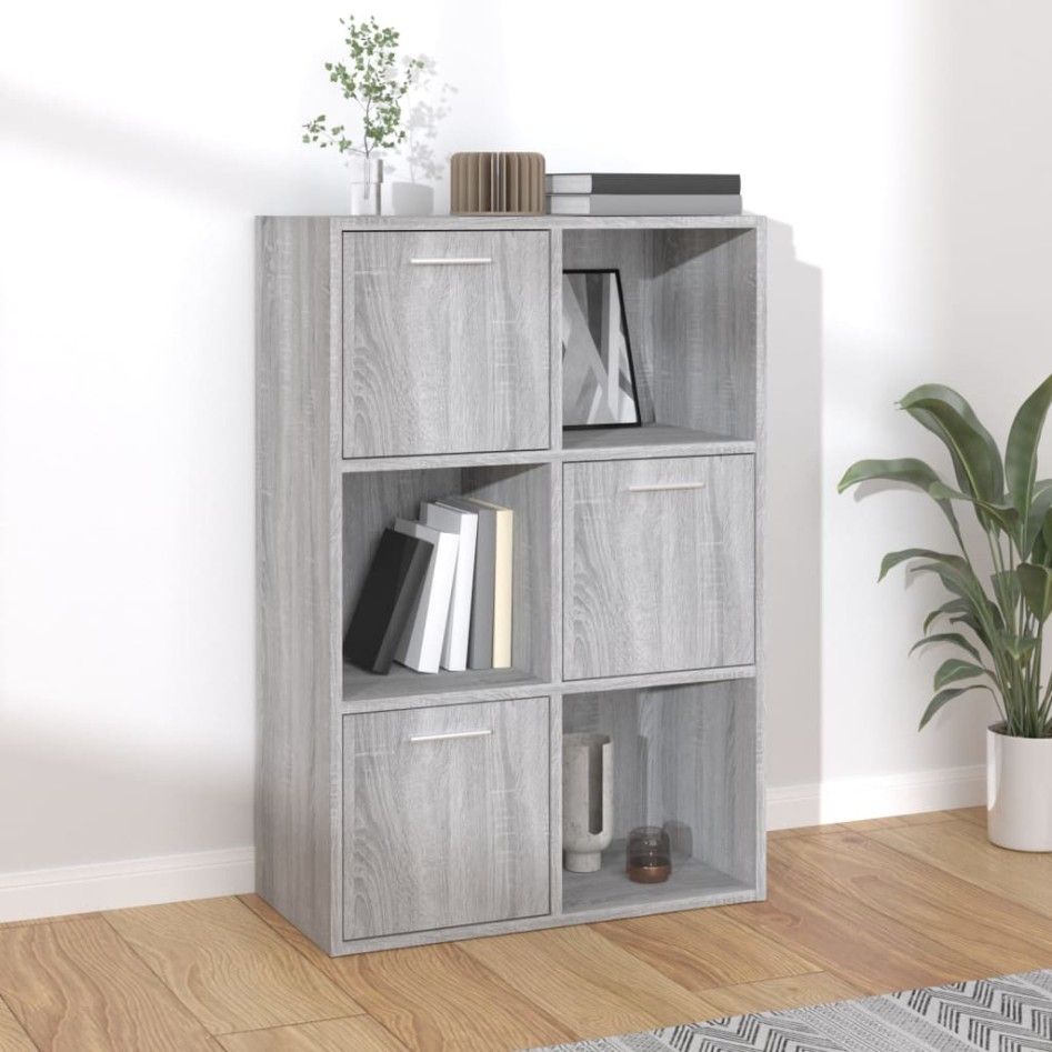 Mueble de almacenaje gris Sonoma 60x29,5x90