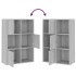 Mueble de almacenaje gris Sonoma 60x29,5x90