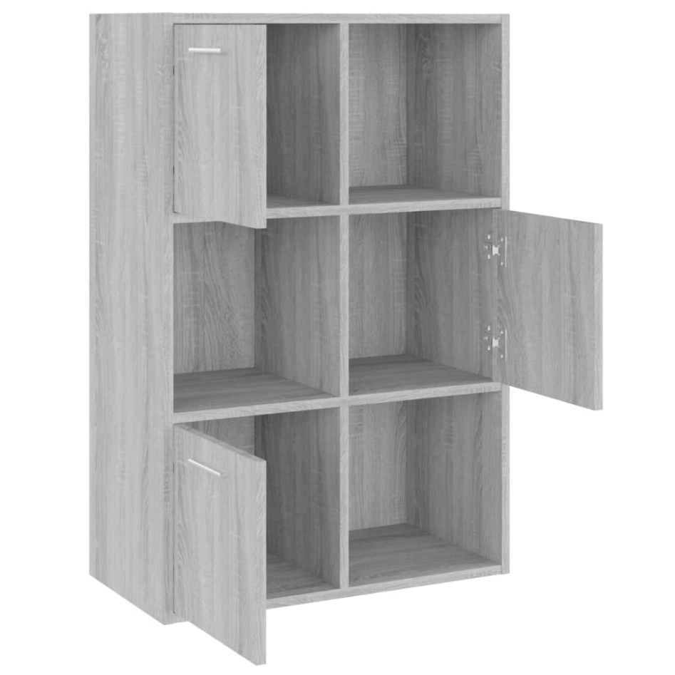Mueble de almacenaje gris Sonoma 60x29,5x90