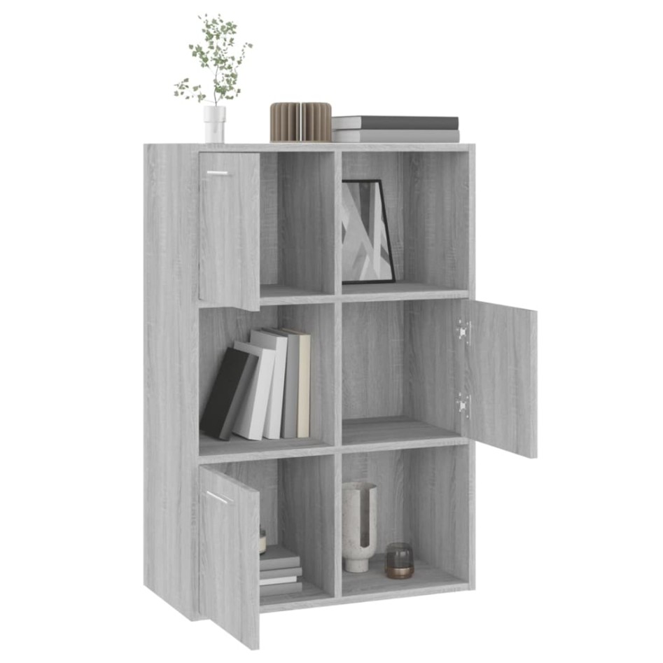 Mueble de almacenaje gris Sonoma 60x29,5x90