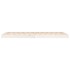 Estructura cama individual madera maciza pino blanco 90x190