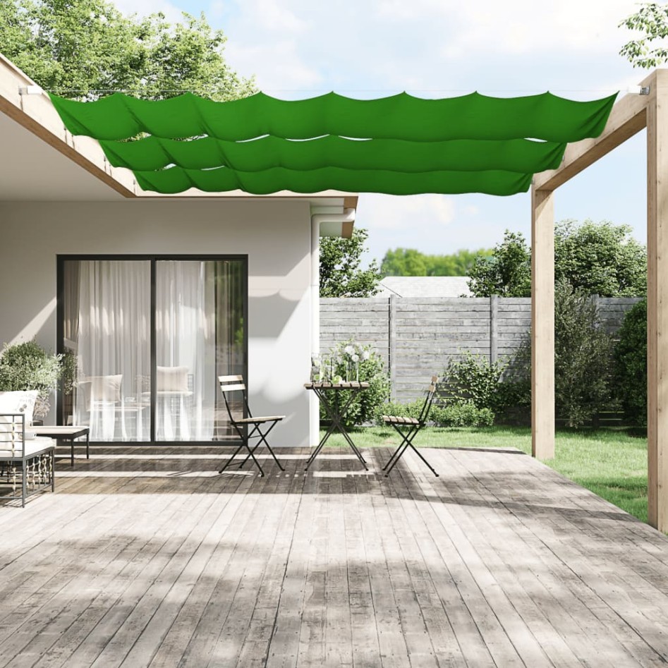 Toldo vertical verde claro 60x1000 cm tela