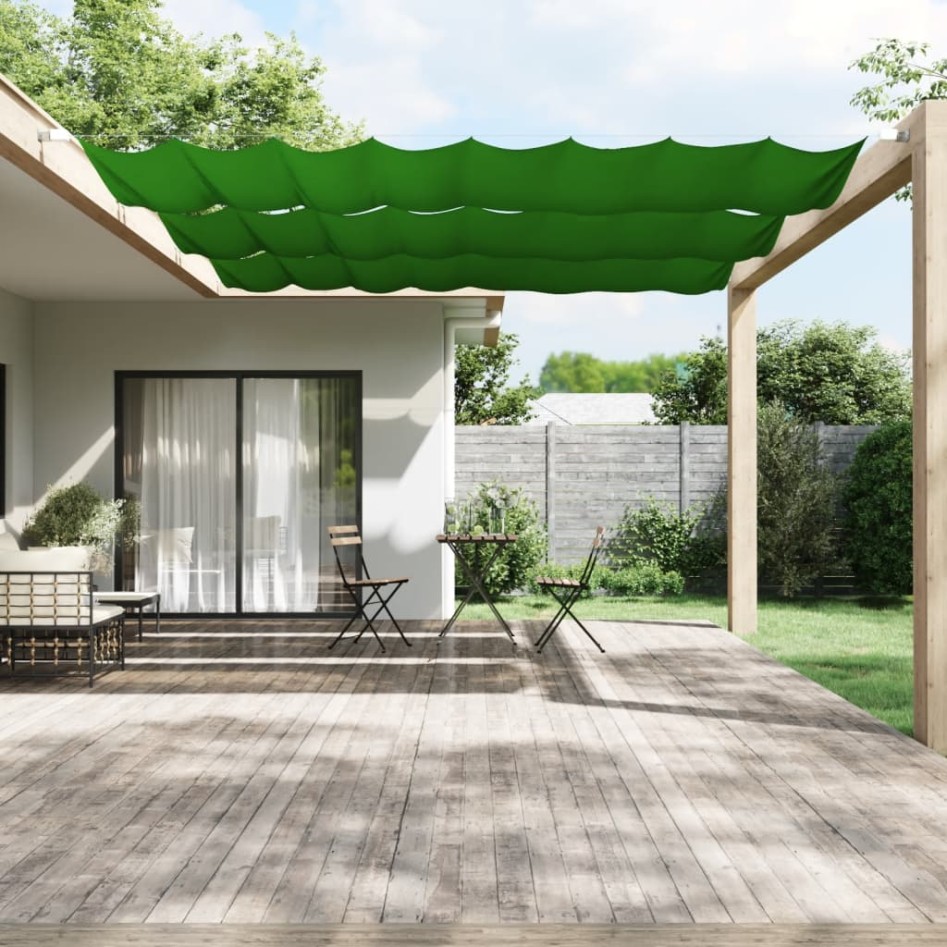 Toldo vertical verde claro 180x600 cm tela