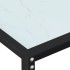 Mesa consola vidrio templado blanco mármol