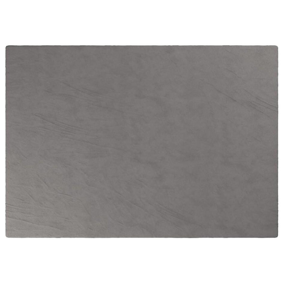 Manta con peso con funda tela gris 155x220 cm 11