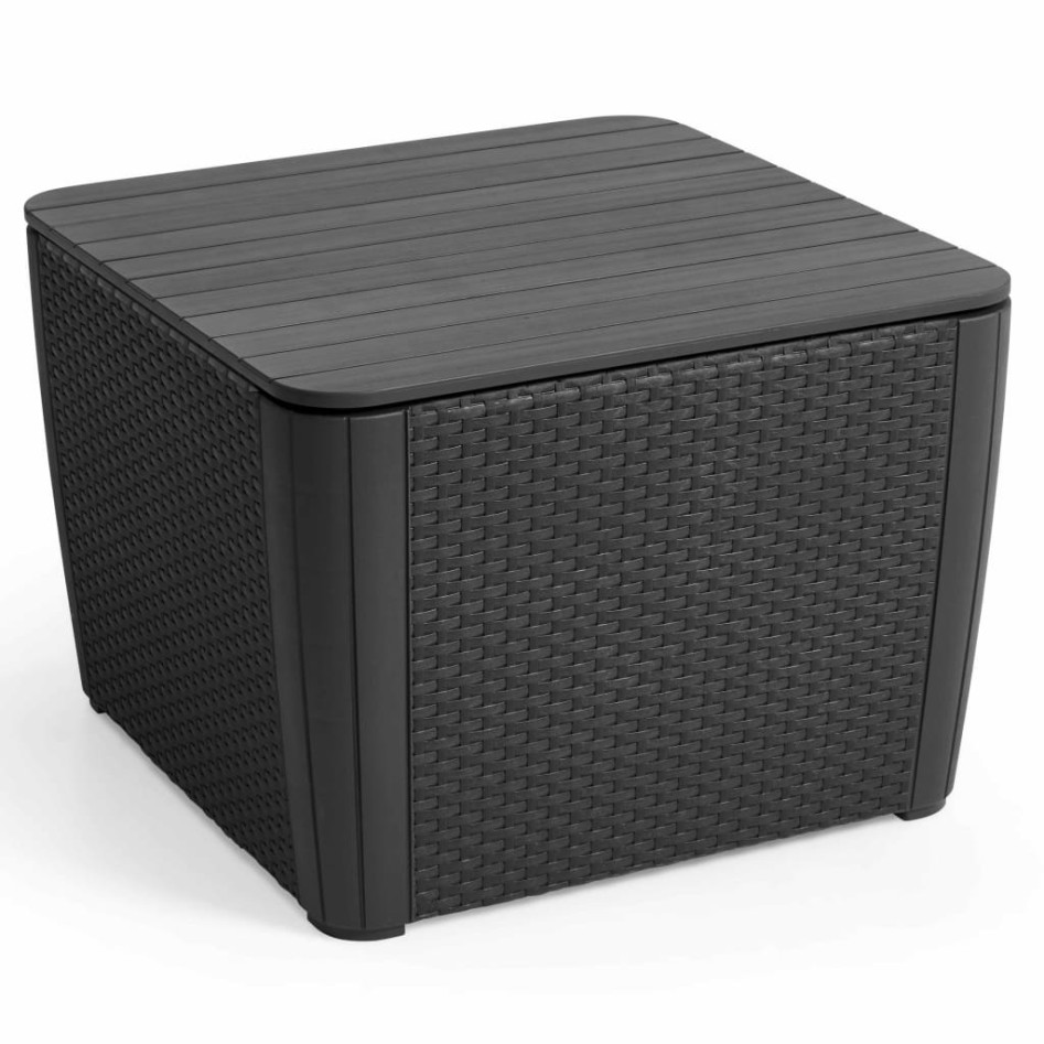 Keter Mesa auxiliar de jardín Luzon+ color grafito