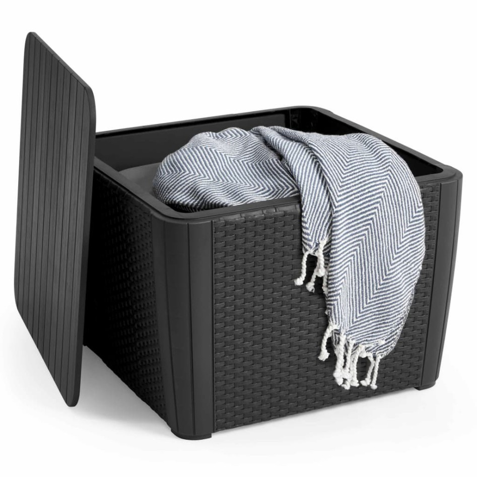 Keter Mesa auxiliar de jardín Luzon+ color grafito