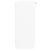 Aparador de madera contrachapada blanco 60x30x70