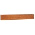 Arriate oxidado de acero corten 320x40x45