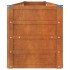 Arriate oxidado de acero corten 320x40x45