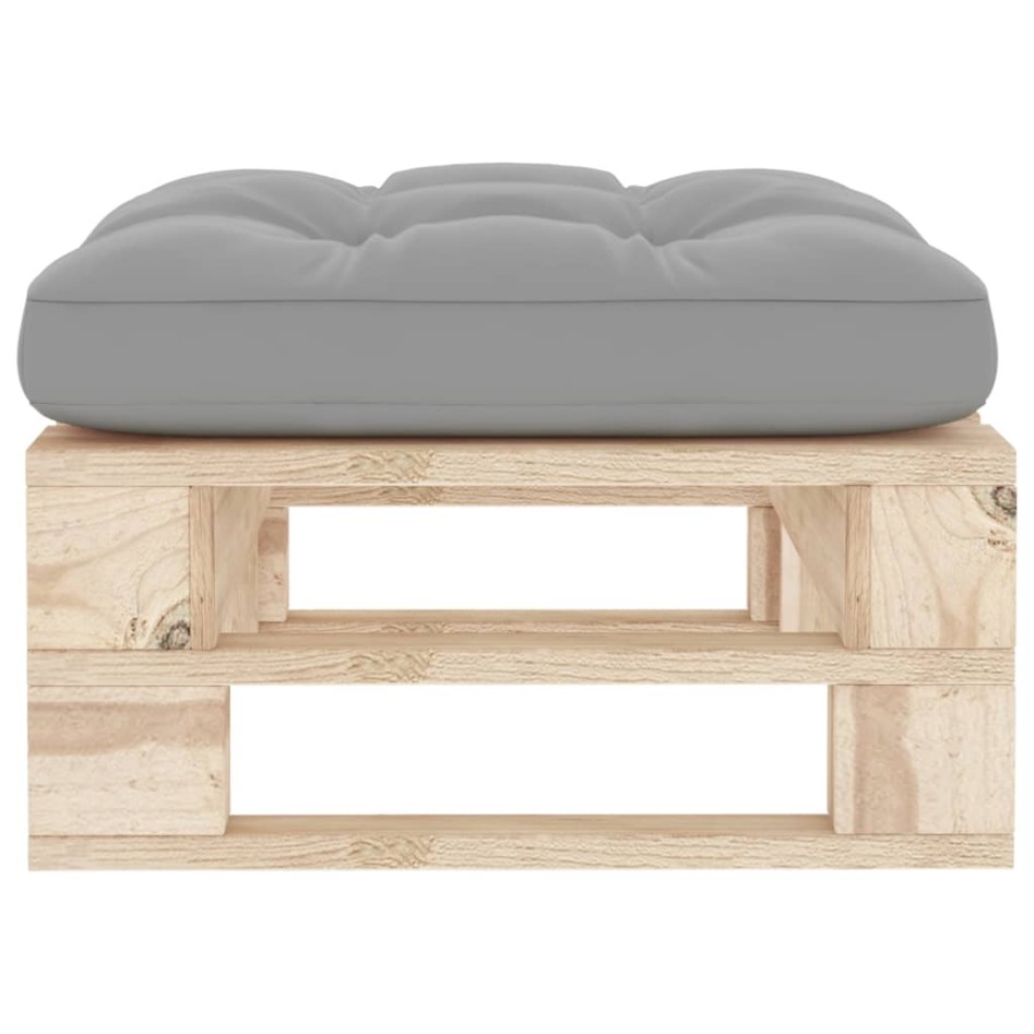 Otomana de jardín de palets madera de pino