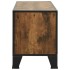Mueble de TV metal y MDF marrón rústico 105x36x47