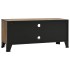 Mueble de TV metal y MDF marrón rústico 105x36x47