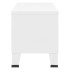 Mueble de TV industrial metal blanco 105x35x42