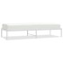 Estructura de cama sin colchón metal blanco 75x190