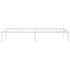 Estructura de cama sin colchón metal blanco 75x190