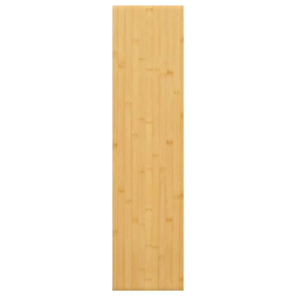 Estante de pared de bambú 80x20x2,5