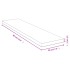 Estante de pared de bambú 80x20x2,5
