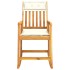 Silla mecedora con cojines madera maciza