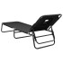 Tumbona plegable acero recubrimiento en polvo tela Oxford