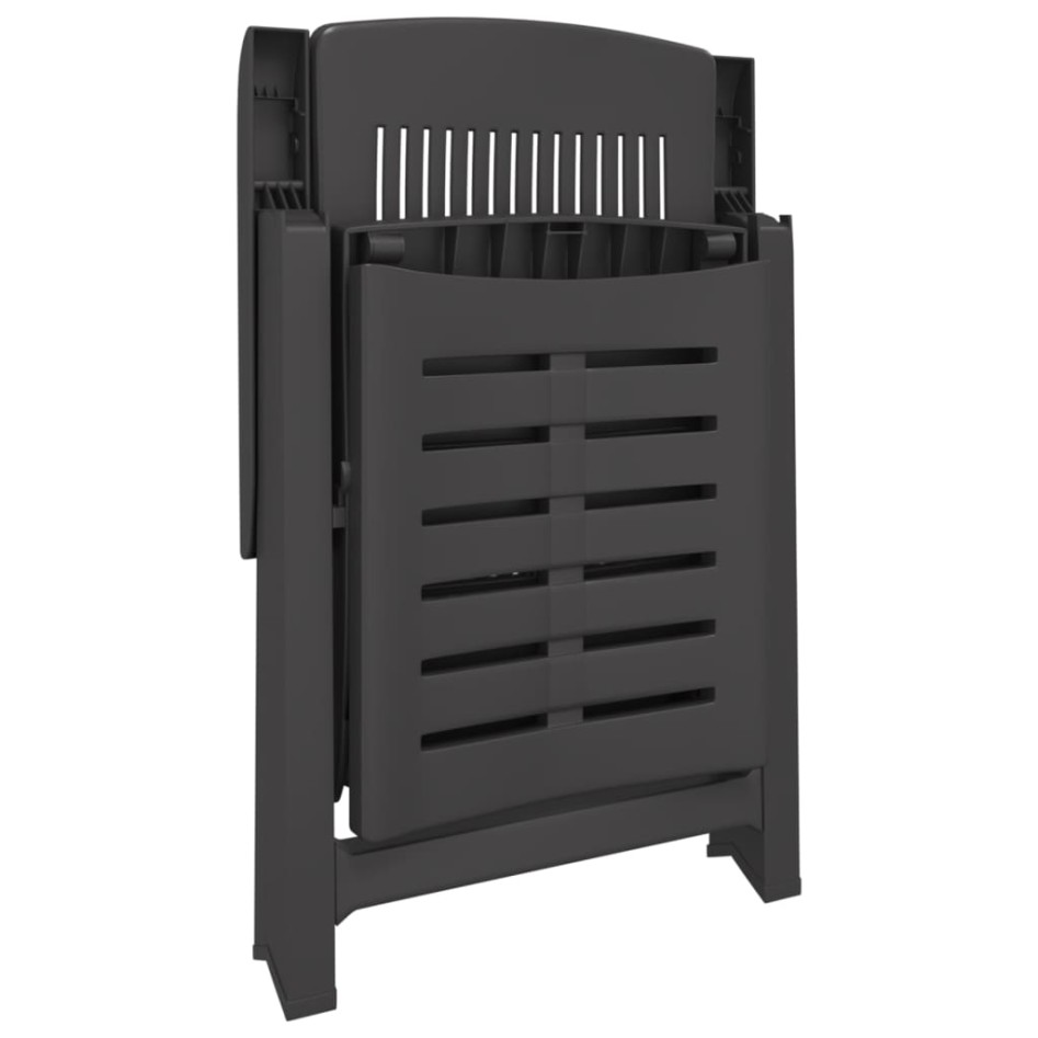 Tumbona de plástico gris