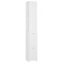 Armario de baño madera contrachapada blanco 25x26,5x170