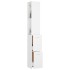 Armario de baño madera contrachapada blanco 25x26,5x170
