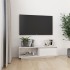 Mueble de TV de madera maciza de pino blanco 110x30x33,5