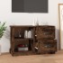 Mueble de TV madera contrachapada roble ahumado 73x35,5x47,5