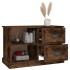 Mueble de TV madera contrachapada roble ahumado 73x35,5x47,5