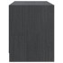 Mueble para TV de madera maciza de pino gris 80x31x39