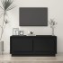 Mesa de centro madera contrachapada negro 102x50x44