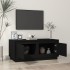 Mesa de centro madera contrachapada negro 102x50x44