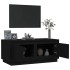 Mesa de centro madera contrachapada negro 102x50x44