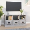 Mueble para TV madera contrachapada gris Sonoma 100x35x50 cm