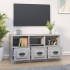 Mueble para TV madera contrachapada gris Sonoma 100x35x50