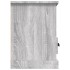 Mueble para TV madera contrachapada gris Sonoma 100x35x50