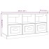 Mueble para TV madera contrachapada gris Sonoma 100x35x50