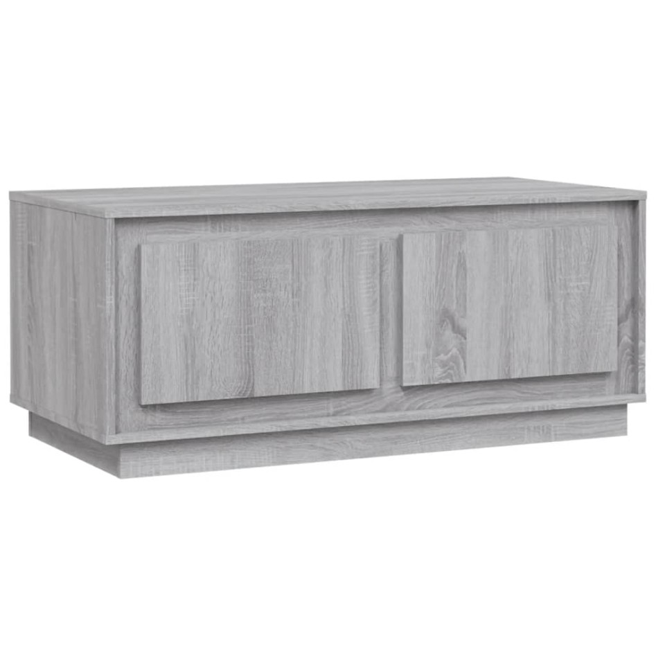 Mesa de centro madera contrachapada gris Sonoma 102x50x44