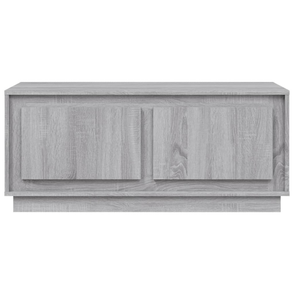 Mesa de centro madera contrachapada gris Sonoma 102x50x44