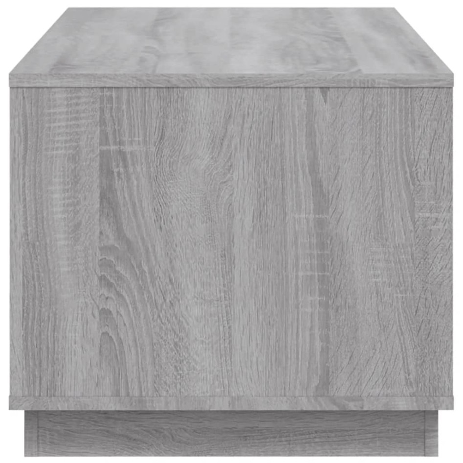 Mesa de centro madera contrachapada gris Sonoma 102x50x44