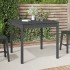 Mesa de jardín madera maciza pino gris 82,5x82,5x76