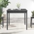 Mesa de jardín madera maciza pino gris 82,5x82,5x76