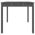 Mesa de jardín madera maciza pino gris 82,5x82,5x76