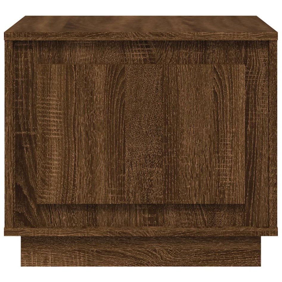 Mesa de centro madera contrachapada roble marrón 51x50x44