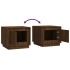 Mesa de centro madera contrachapada roble marrón 51x50x44