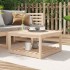 Mesa de jardín madera maciza de pino 82,5x82,5x45
