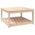 Mesa de jardín madera maciza de pino 82,5x82,5x45
